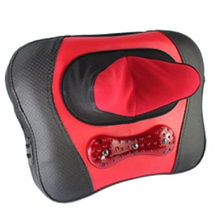 颈椎按摩器massage pillow电动按摩枕全身家用按摩垫多功能推拿机
