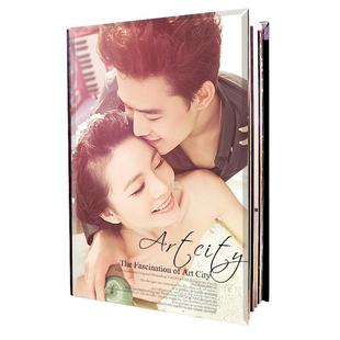 影楼水晶高端制作婚礼纪念册结婚纱照相册本定制写真照片精修入册