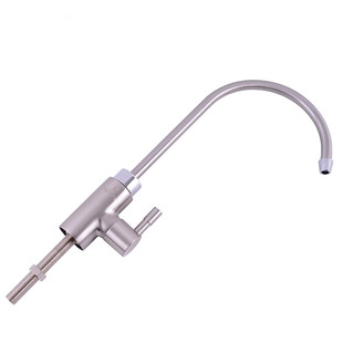 Fairey正品道尔顿净水器配件通用单管龙头台下无铅拉丝不锈钢龙头