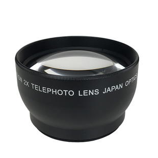 49mm 增距镜头2X倍 增距镜 单反相机附加镜头 倍增镜适用49mm镜头