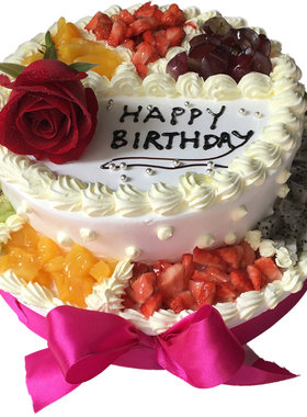 双层生日重庆上海福州水果蛋糕