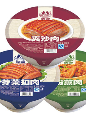 美宁夹沙肉四川特产芽菜扣肉碗装