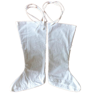 纯棉布道士云袜古装戏服裹脚袜 游戏袜 武术道袍武当云袜绑绳子