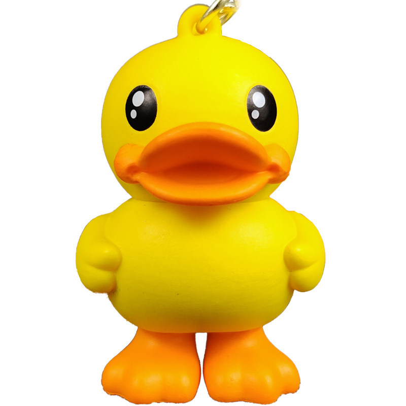 [Toyest]B.DUCK立体款钥匙扣正版授权小黄鸭家族模型挂件玩偶饰品