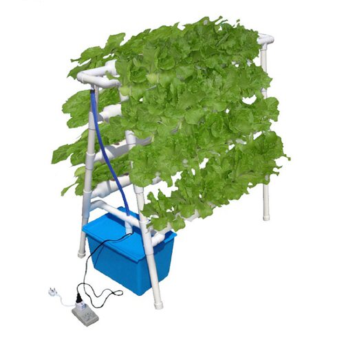 双面梯式家庭阳台种菜 自动管道无土栽培设备水耕水培蔬菜种植机