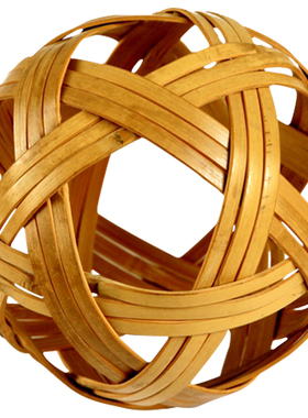 绣球蹴鞠创意饰品竹编