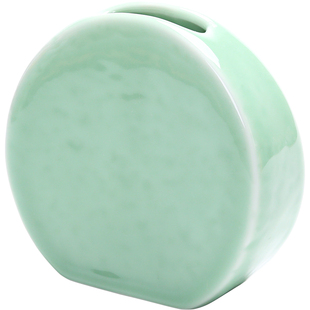 不单典雅陶瓷现代简约小花瓶青瓷客厅干花插花餐桌装饰品摆件花器