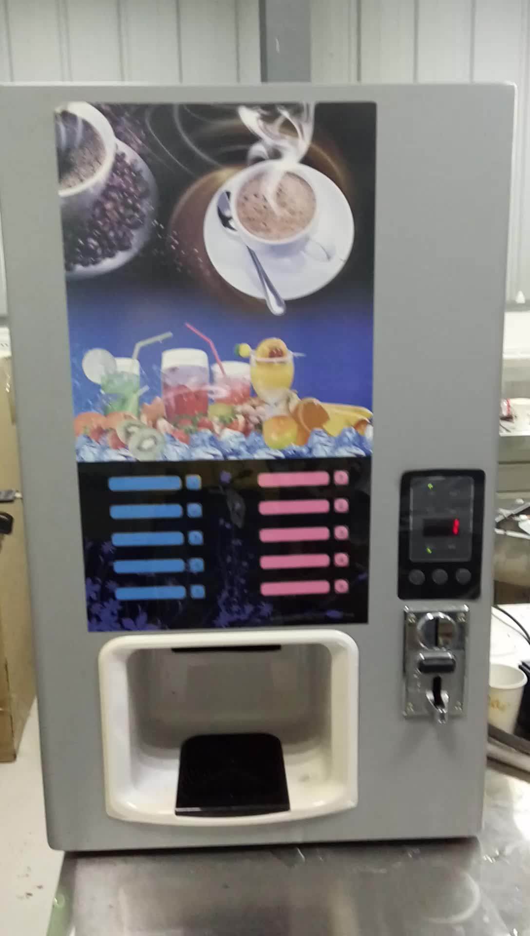 Sapoe Hot And Cold Protein And Coffee Vending Machine With Coin System