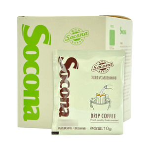 Socona曼巴挂耳咖啡 滤泡式耳挂原豆进口现磨咖啡粉 包邮