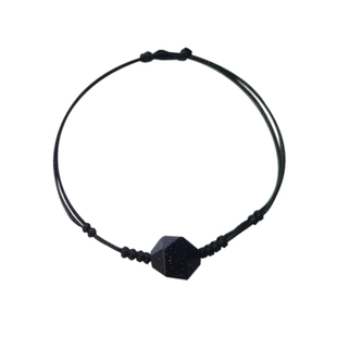 仲夏至原宿蓝砂石水晶星空宇宙星河男女情侣许愿文艺编织手绳原创