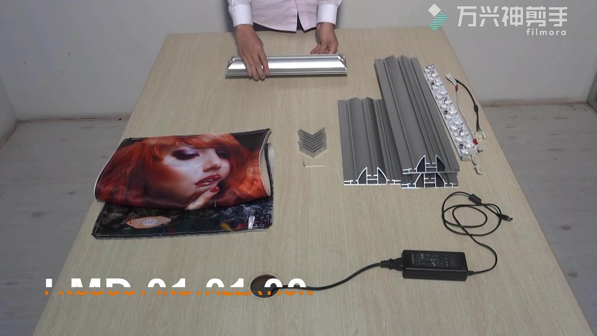 Hight Brightness Aluminum Frame Led Lighted Animated Flashing