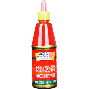 盛记辣椒酱500克 手抓饼薯条乌冬面鱼仔车东面 鱼蛋烧烤调味料