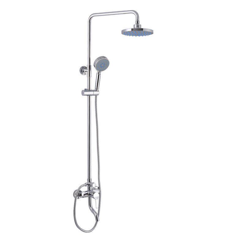 墨林卡 淋浴龙头 铜制冷热水龙头混水阀 浴室不锈钢升降花洒套装