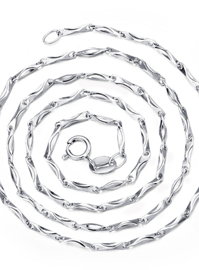 PT950白金项链18k白金颈链锁骨链