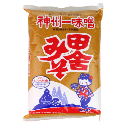 日本味噌/神州一田舍味噌原装进口味增/1kg味噌汤料包邮