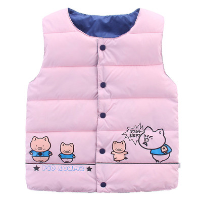 儿童羽绒棉马甲小孩内胆轻薄背心