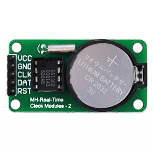 DS1302实时时钟模块掉电走时带电池CR2032掉电走时 适用于arduino