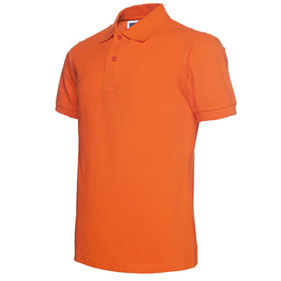 全棉夏季工作服吸汗翻领polo衫
