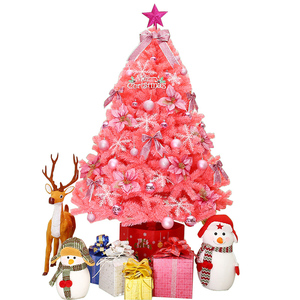 1.8米粉色圣诞节日豪华1.2装饰套餐1.5米加密精装2.1圣诞树带雪人