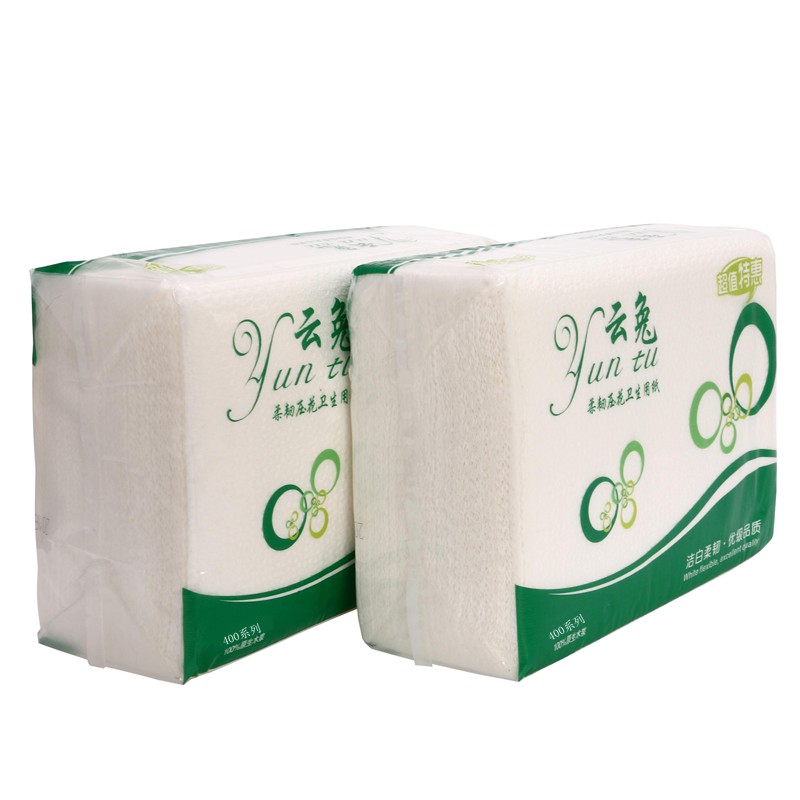 云兔卫生纸压花草纸厕纸家用平板