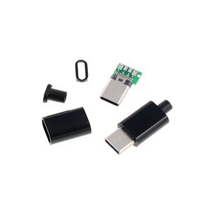 usb公头type-c大电流正反插DIY