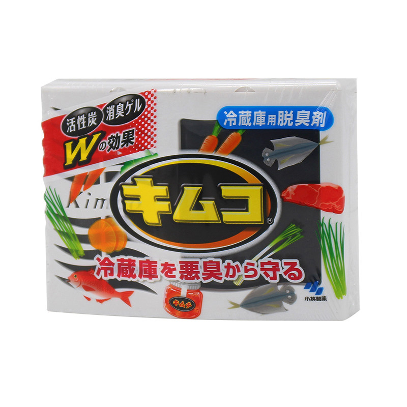 日本小林制药冰箱除味剂活性炭包去味剂除异味冷藏室用除臭剂113g