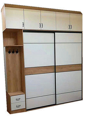北京兔宝宝定制家具主卧工厂衣柜