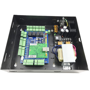 微耕门禁系统套装门禁控制器带12V机箱电源联网考勤指纹刷卡门禁