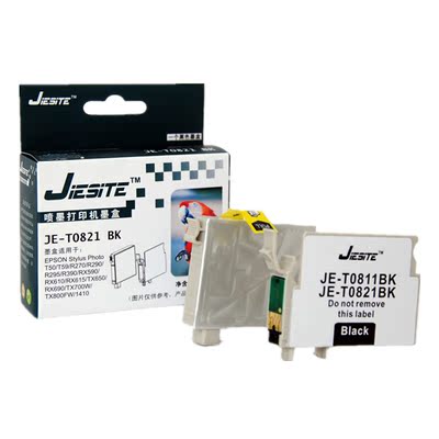 杰思特墨盒适用EPSON爱普生T0821 R270 R290 R390 RX590 610 1410