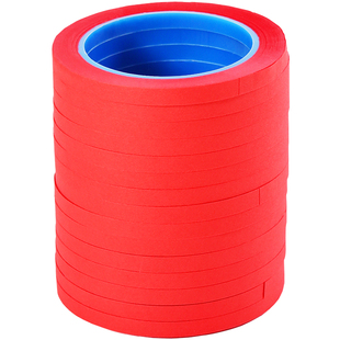 皖山堂手工装裱字画材料自带胶膜带胶局条包边纸咖啡色裱画内线距条咖啡仿古色成品3mm7毫米专用胶膜边条皮纸