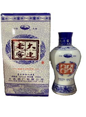 酒厂老窖52度浓香型250ml青花瓷