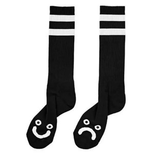 【包邮】正品 Polar Skate Co Happy Sad Classic Sock 笑脸袜子