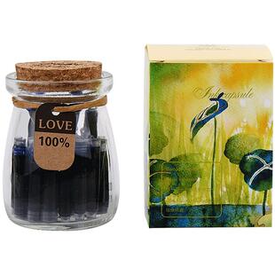 钢笔墨囊可替换duke德国公爵官方旗舰店墨囊黑色纯蓝色墨水囊墨水胆直插式墨囊30支盒装墨囊钢笔学生专用