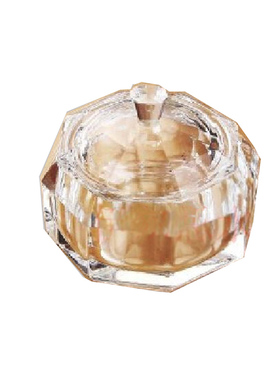 新款玻璃燕窝通透八角装饰器皿