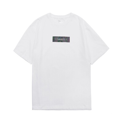 渐变迷彩男女情侣纯棉短袖