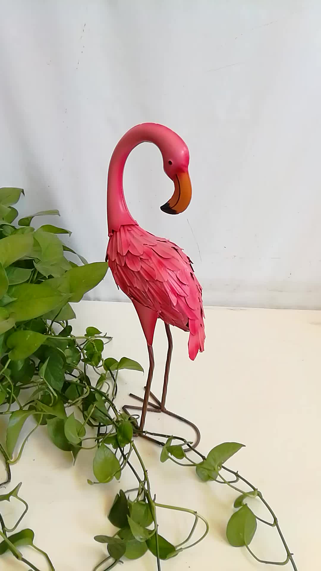 Wholesale Hand Painted Metal Garden Decorative Flamingo ...