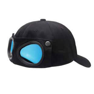 飞行员帽子男士大头围墨镜棒球帽眼镜帽潮牌ins加深鸭舌帽女火星