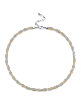 双股水晶意大利欧美项链