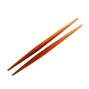 枣木红心擀面杖柏记 喜家德水饺专用擀面棍纯实木原木两头带刻度