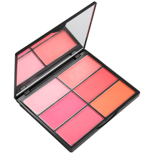 腮红盘卡梅拉6色腮红自然持久裸妆多色组合胭脂粉易上色学生平价