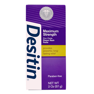 美国进口desitin新生婴儿护臀膏宝宝屁屁膏氧化锌pp霜紫色加强57g