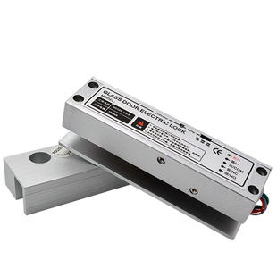 高优门禁上下无框玻璃门电插锁12V明装带延时调节电控插销锁S690