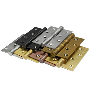 固特合页卧室门折页304D不锈钢4寸加厚室内门平开合页轴承实木门