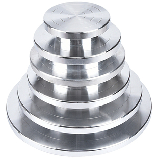 铝合金陶艺转盘双面雕塑转台泥塑手办模型转盘裱花台蛋糕手轮包邮