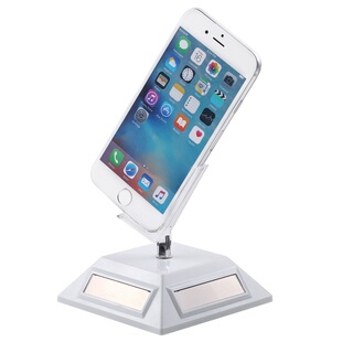 抖音直播太阳能手机展示架模型组合柜台托盘营业厅智能机电池旋转