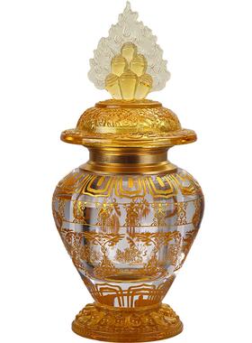 八吉祥宝瓶摆件黄财神龙王宝瓶