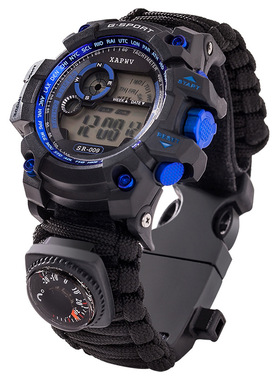 多功能战狼装备夜光防水男士手环