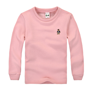 童装儿童纯棉T恤男童加绒加厚打底衫小中童宝宝长袖T恤Polo衫