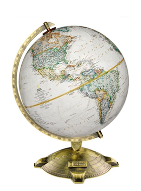 欧式风英国金属立体浮雕地球仪
