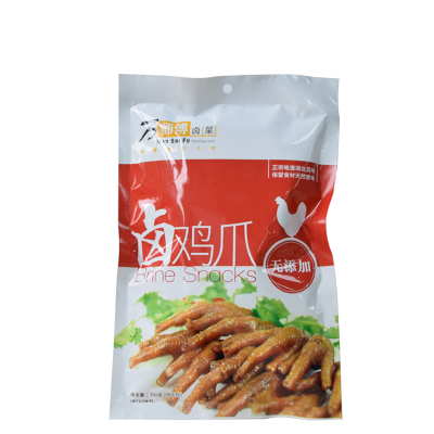 杀菌小包装香辣石首特产卤味鸡爪